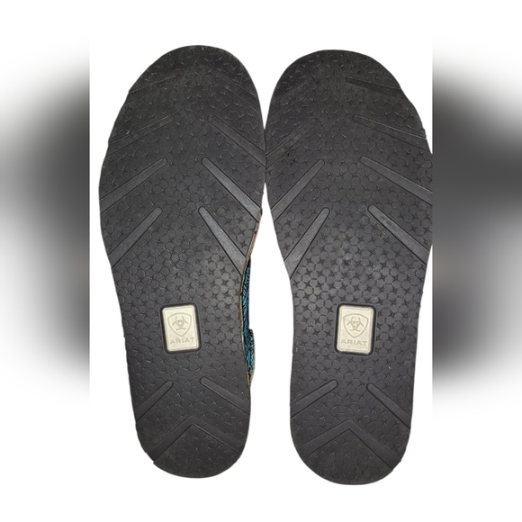 Ariat Women's Blue Embossed Loafers - Picture 10 of 10